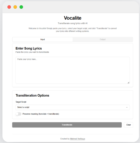 Vocalite Screenshot